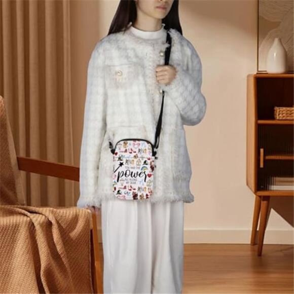 Wizard of OZ inspired Dorothy EMPOWERMENT Crossbody Novelty Messenger Bag Purse - Picture 2 of 6